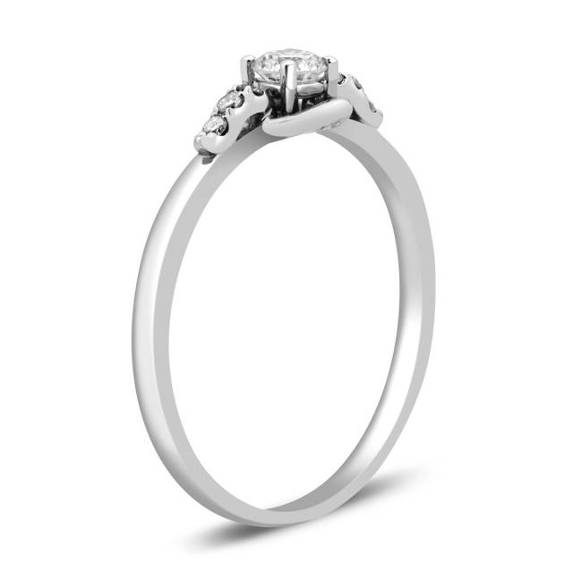Помолвочное кольцо с бриллиантами (015179)