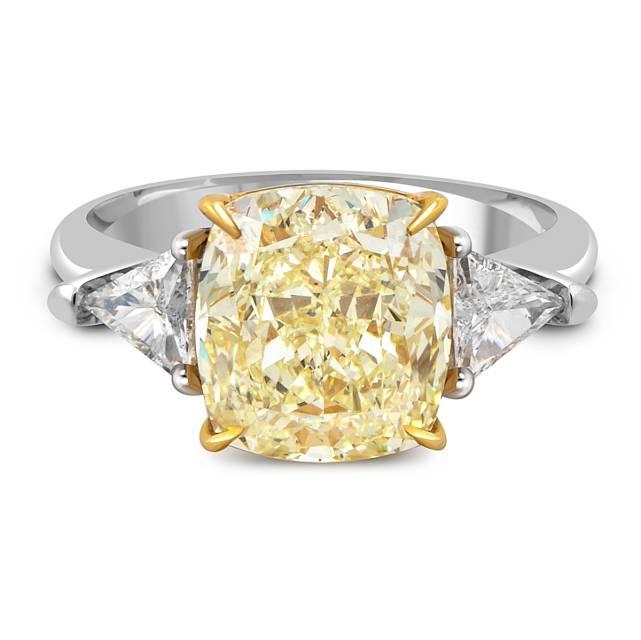 Помолвочное кольцо из белого золота с бриллиантами (051861)