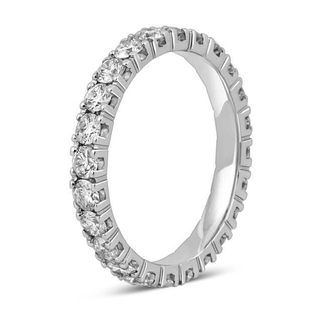 Кольцо из белого золота с бриллиантами "Crivelli" (049720)