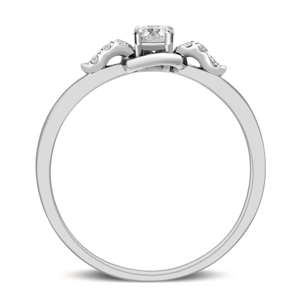 Помолвочное кольцо с бриллиантами (015179)