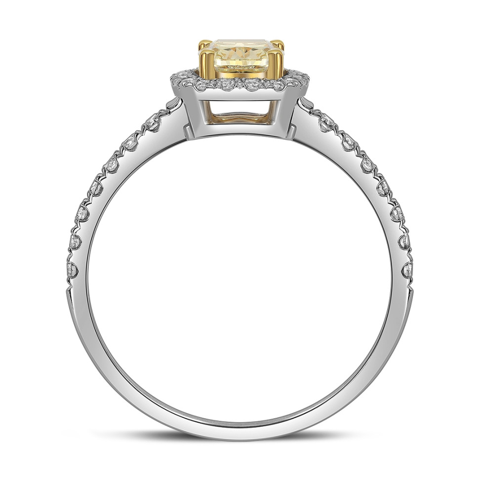 Кольцо из белого золота с бриллиантами (060278)