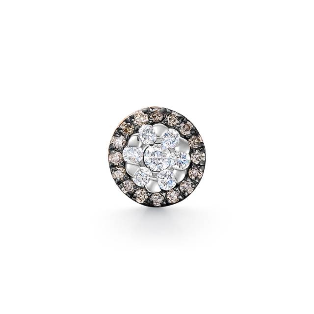 Кулон из красного золота с бриллиантами (060389)