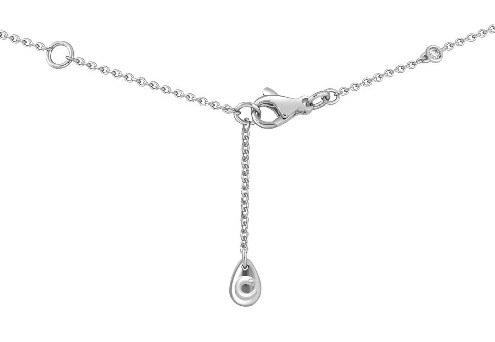 Колье из белого золота с бриллиантами