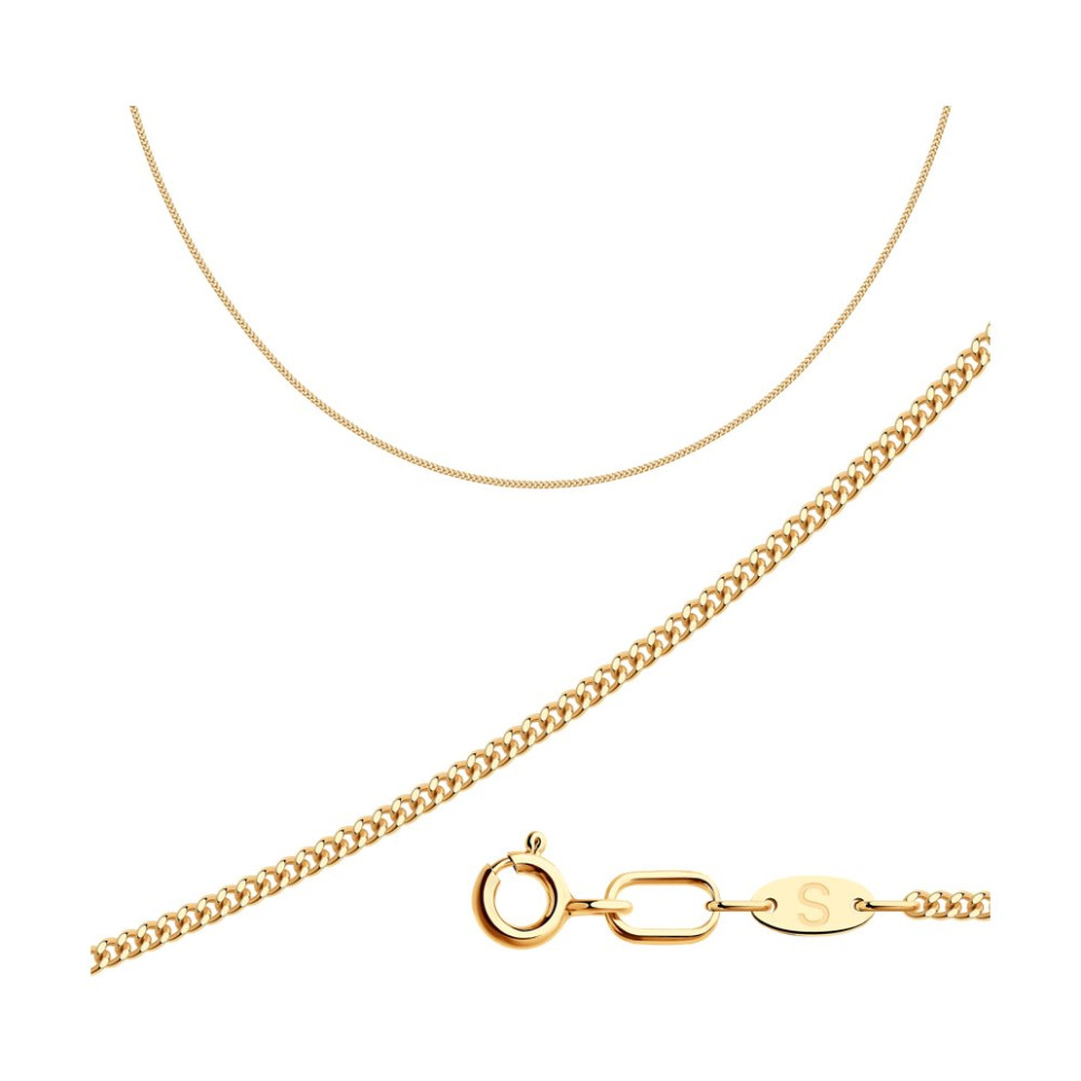 Цепь из красного золота (042472)