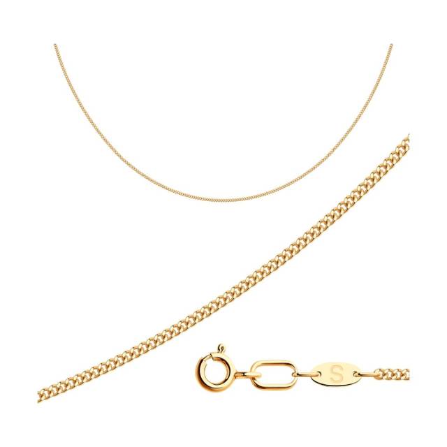 Цепь из красного золота (042472)