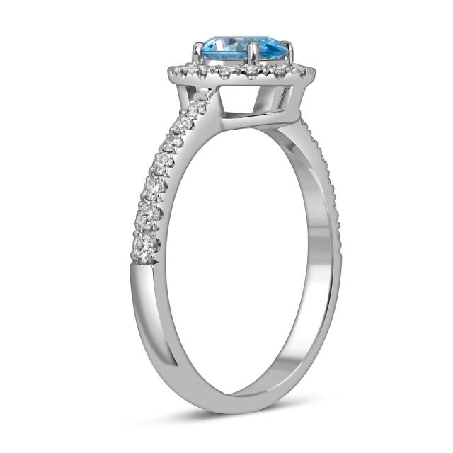 Кольцо из белого золота с бриллиантами (060197)