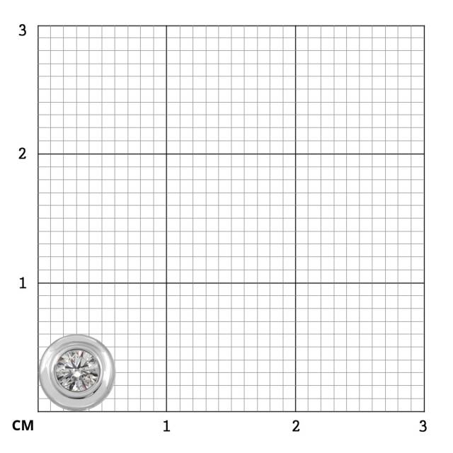 Кулон из платины с бриллиантом (054361)
