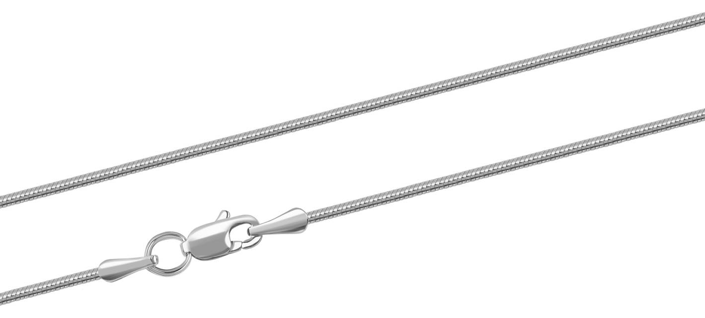 Цепочка из платины, плетение "Снейк" (038829)
