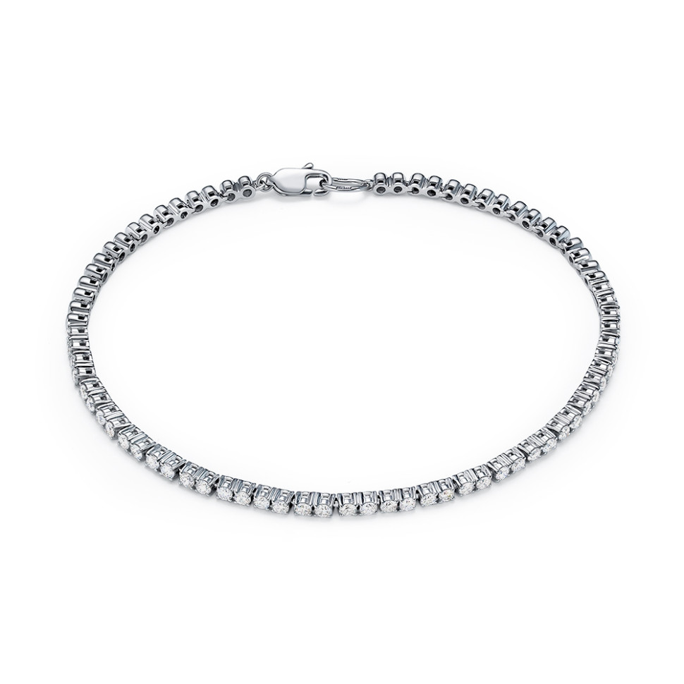 Браслет из белого золота с бриллиантами (061079)