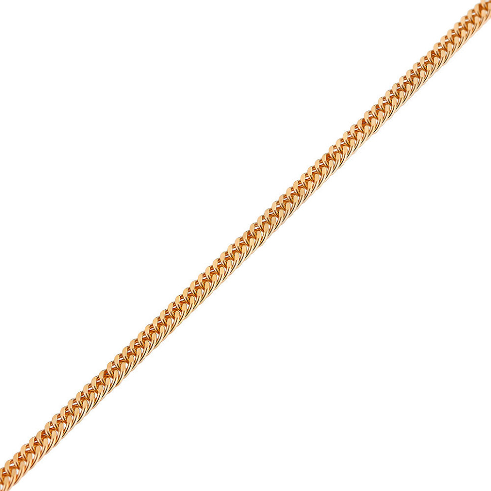 Цепь из красного золота, плетение Панцирное (044275)