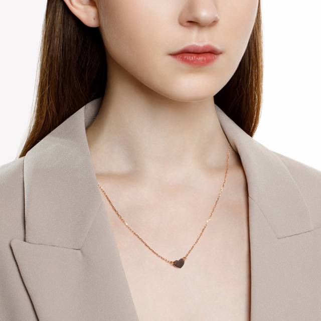 Колье из красного золота (046019)