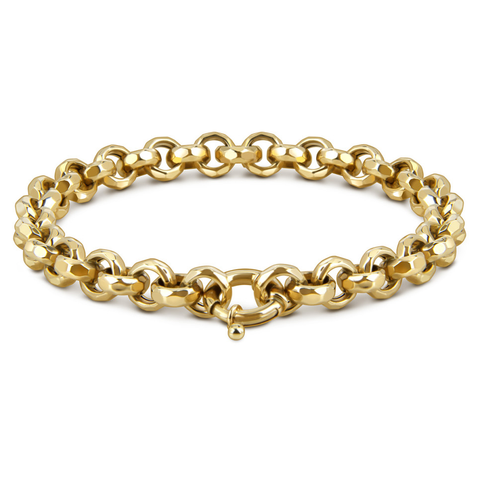 Браслет из жёлтого золота, плетение 