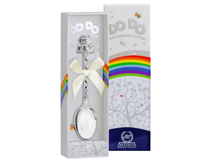 Ложка детская из серебра 925 пробы 
