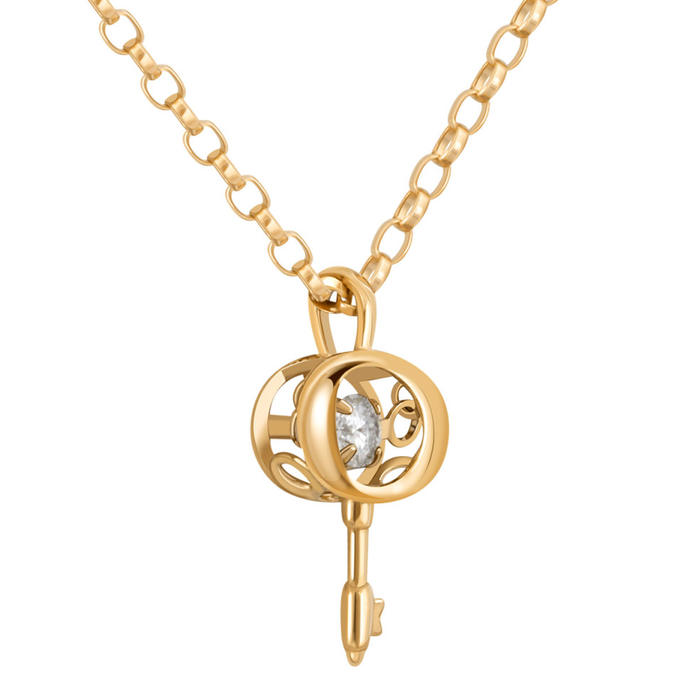 Колье из жёлтого золота с 