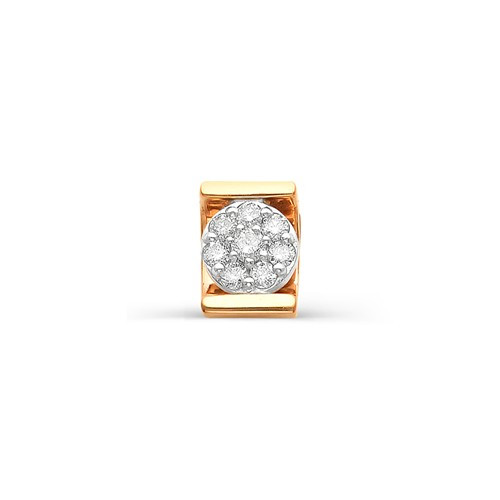 Подвеска из комбинированного золота с бриллиантами (031436)