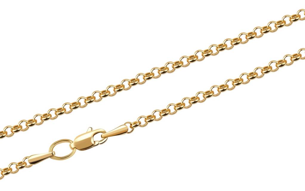 Цепочка из жёлтого золота, плетение "Ролло" (057522)