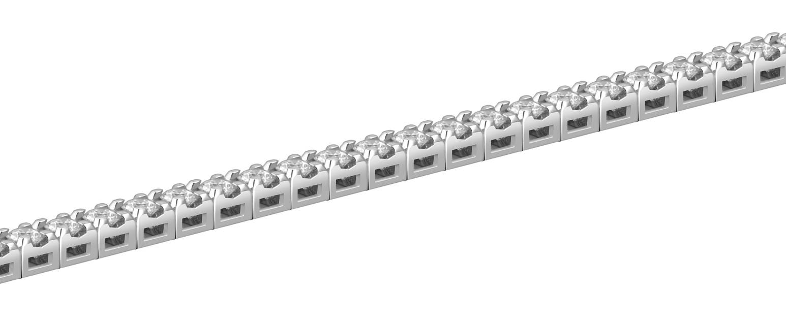 Браслет из белого золота с бриллиантами "Crivelli" (051798)