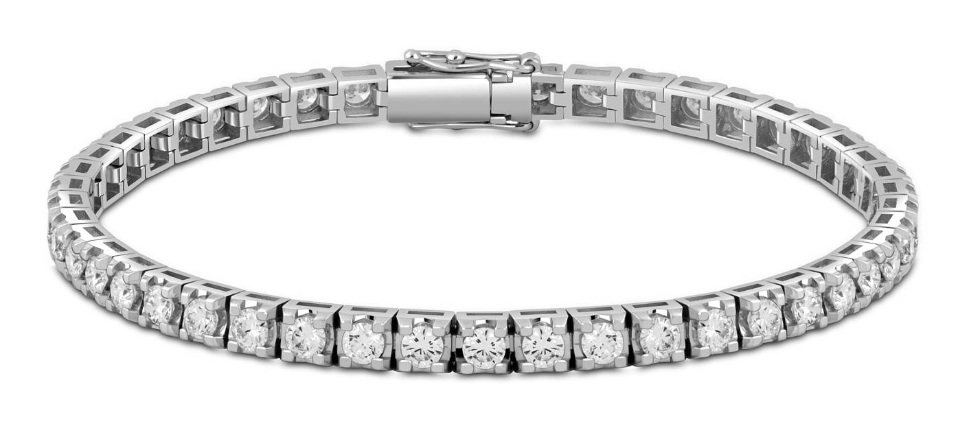 Браслет из белого золота с бриллиантами "Crivelli" (051798)