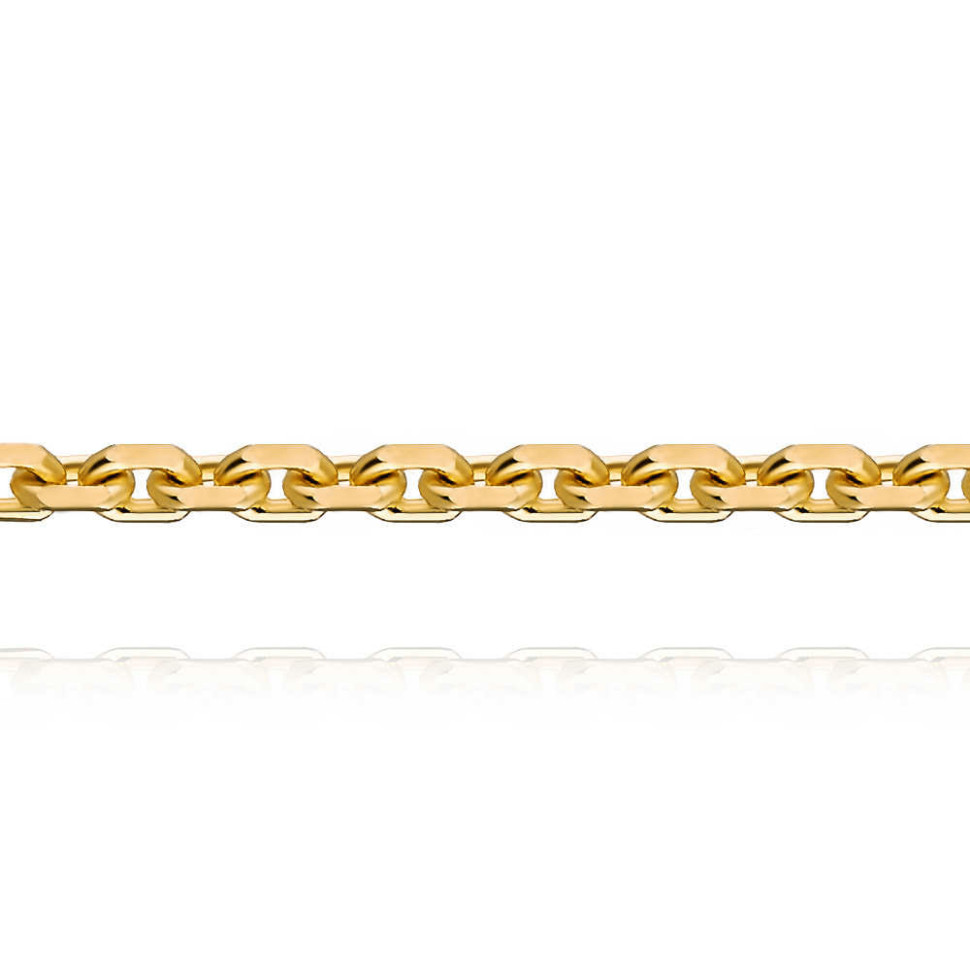 Цепь из жёлтого золота, плетение Якорное (047054)