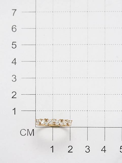 Кольцо из жёлтого золота с бриллиантами (053683)