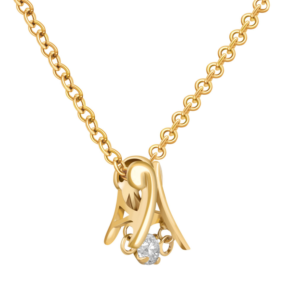 Кулон из жёлтого золота с 