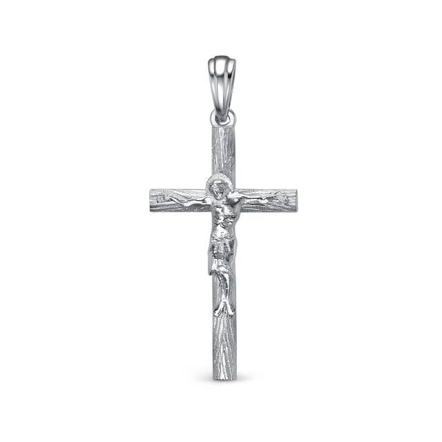 Кулон крест из платины  (057984)