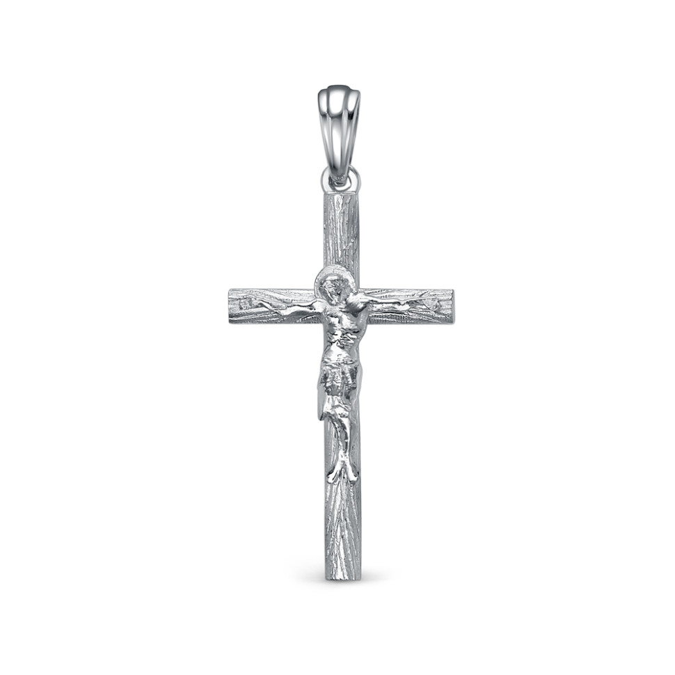 Кулон крест из платины  (057984)
