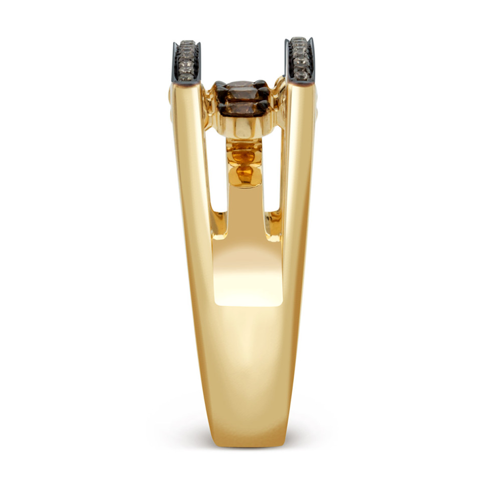 Кольцо из жёлтого золота с 