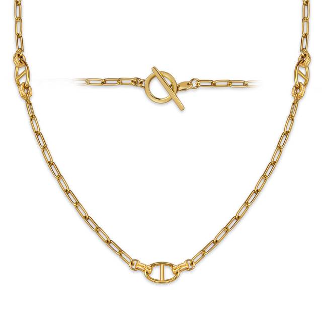 Колье из жёлтого золота (057799)