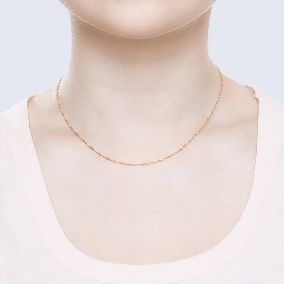 Цепь из красного золота (045852)