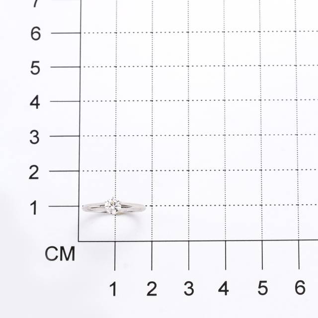 Помолвочное кольцо из белого золота с брилллиантом (036172)