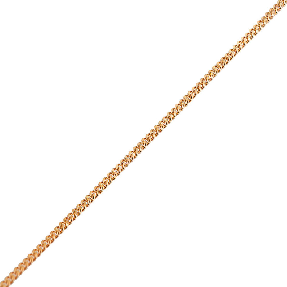 Цепь из красного золота, плетение Панцирное (044273)
