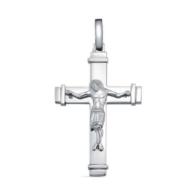 Кулон крест из платины  (060646)