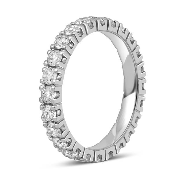 Кольцо из белого золота с бриллиантами "Crivelli" (051789)