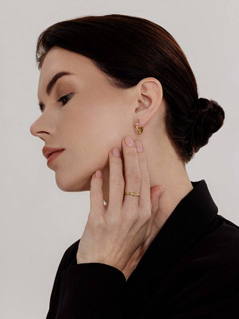 Кольцо из жёлтого золота с бриллиантами (059470)