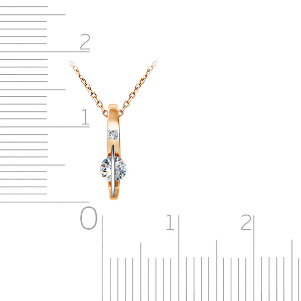 Колье из красного золота 