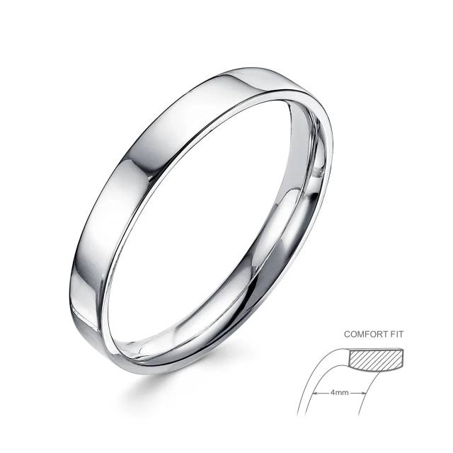 Обручальное кольцо из платины (060649)