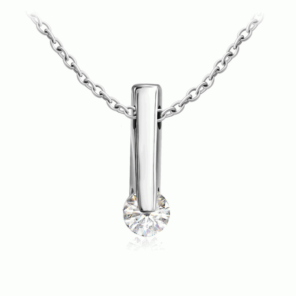 Колье из белого золота 