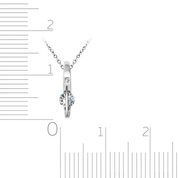 Колье из белого золота 