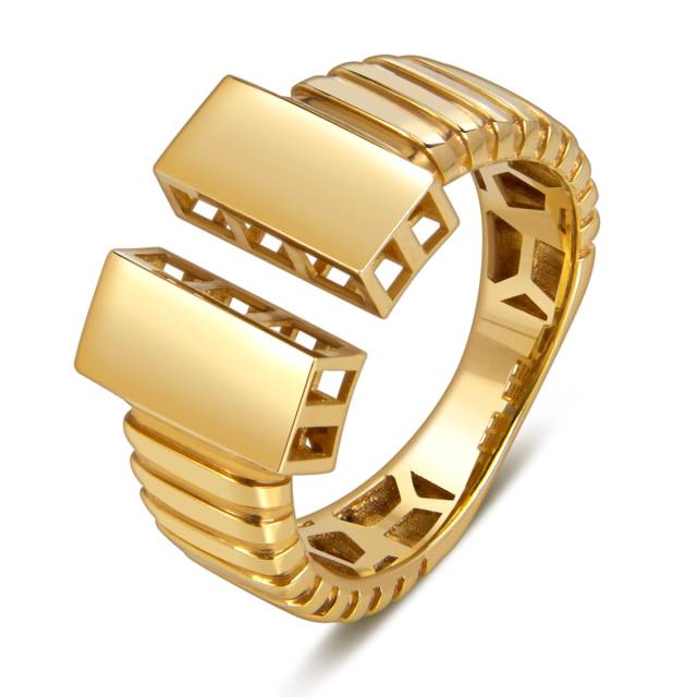 Кольцо из жёлтого золота (057853)