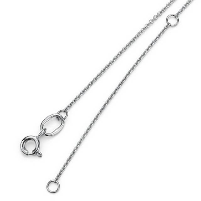 Колье из белого золота с бриллиантами (059482)