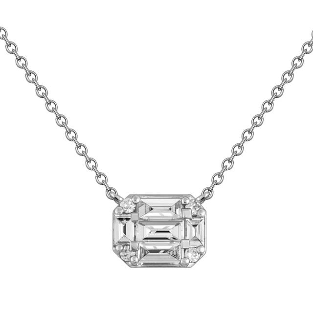 Колье из белого золота с бриллиантами "Crivelli" (049123)