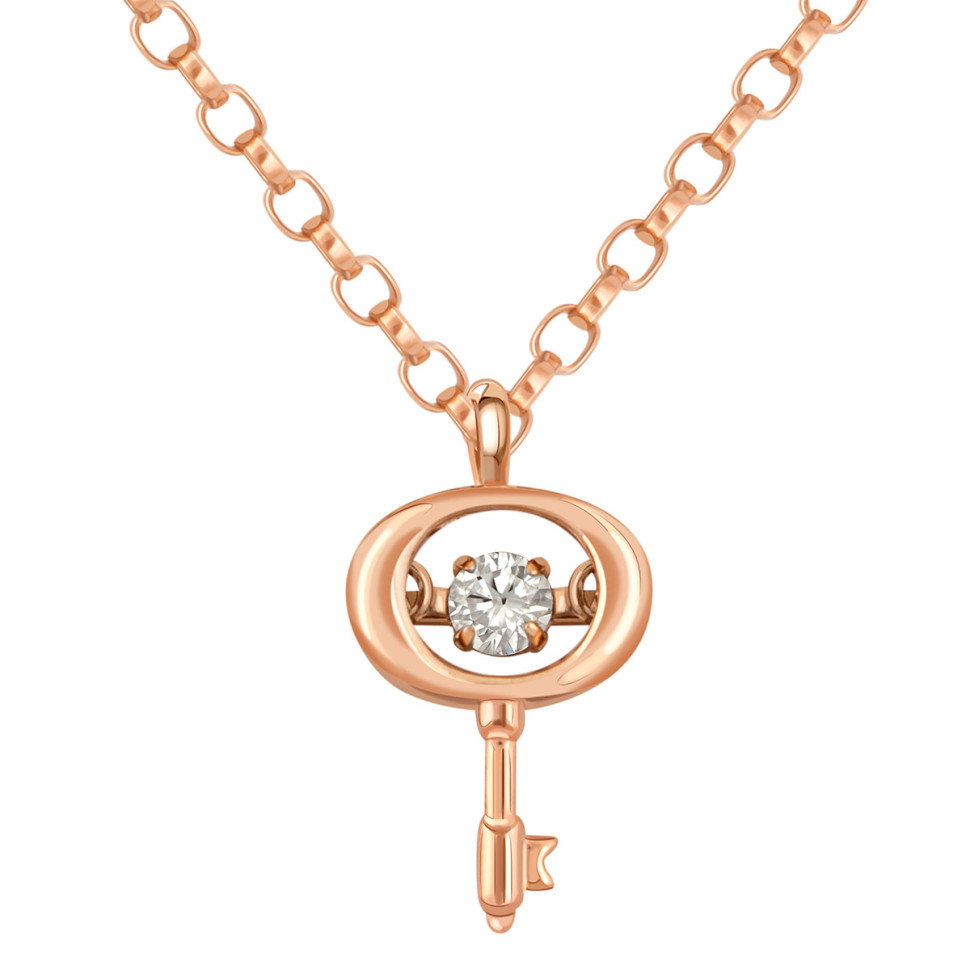 Колье из красного золота с 