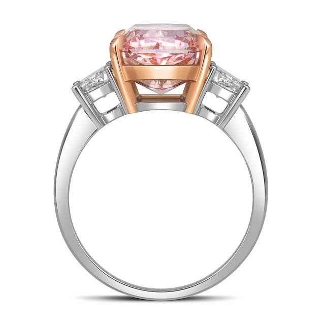 Помолвочное кольцо из белого золота с бриллиантами (053462)