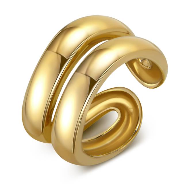 Кольцо из жёлтого золота (057848)