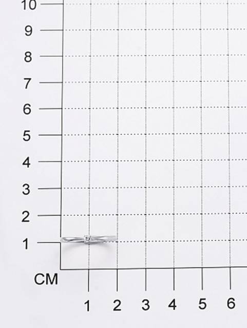 Помолвочное кольцо из белого золота с бриллиантом (031310)