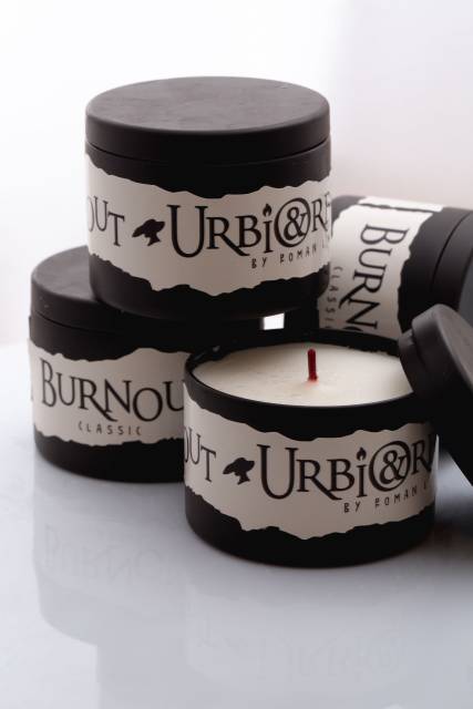 Набор из 3х ароматических свечей “URBI&ORBI BURNOUT” (061236)