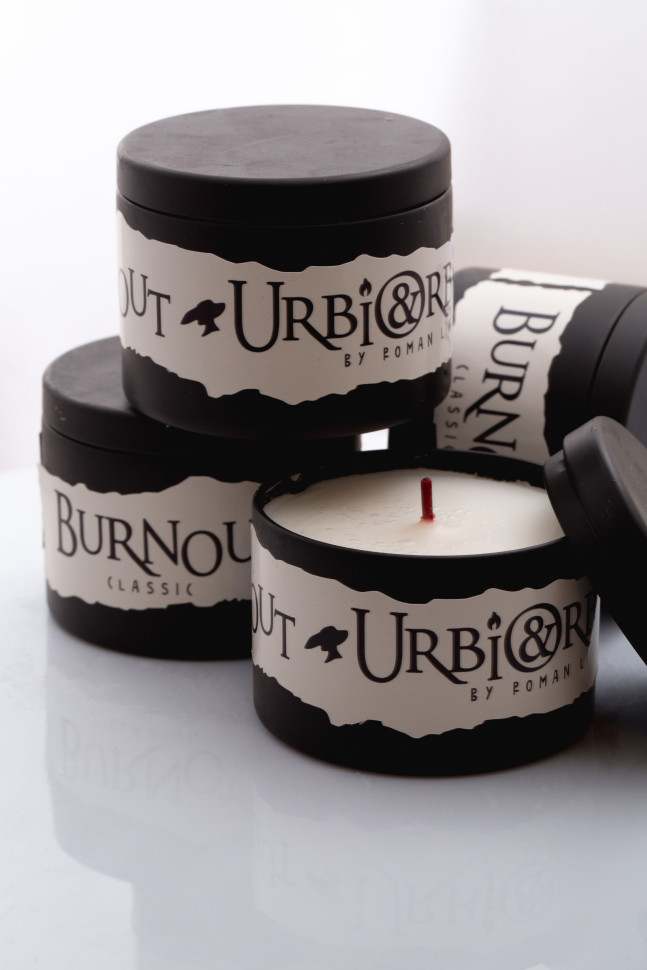 Набор из 3х ароматических свечей “URBI&ORBI BURNOUT” (061236)