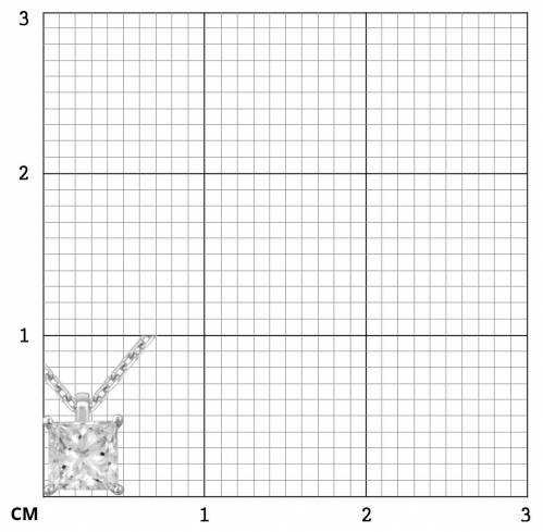 Колье из белого золота с бриллиантом 45.0