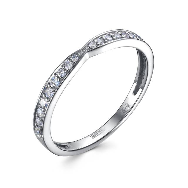 Кольцо из платины с бриллиантами (057981)